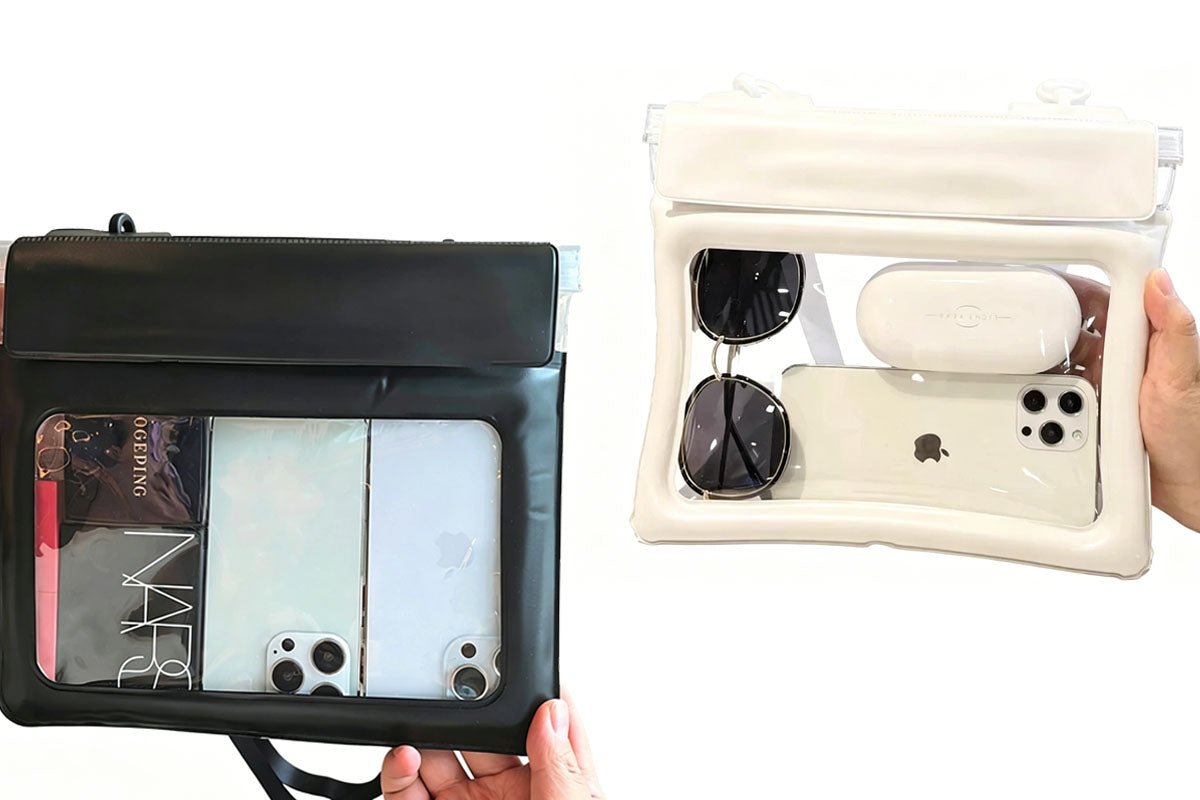 2pcs Large Waterproof Phone Pouch Triple Seal Lock Touch Screen