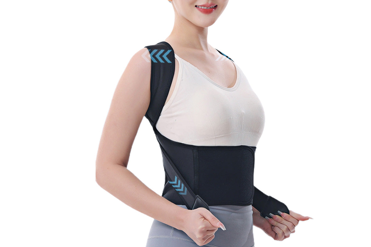 Unisex Posture Corrector Lumbar Brace Lightweight Back Support Shoulder Brace Belt