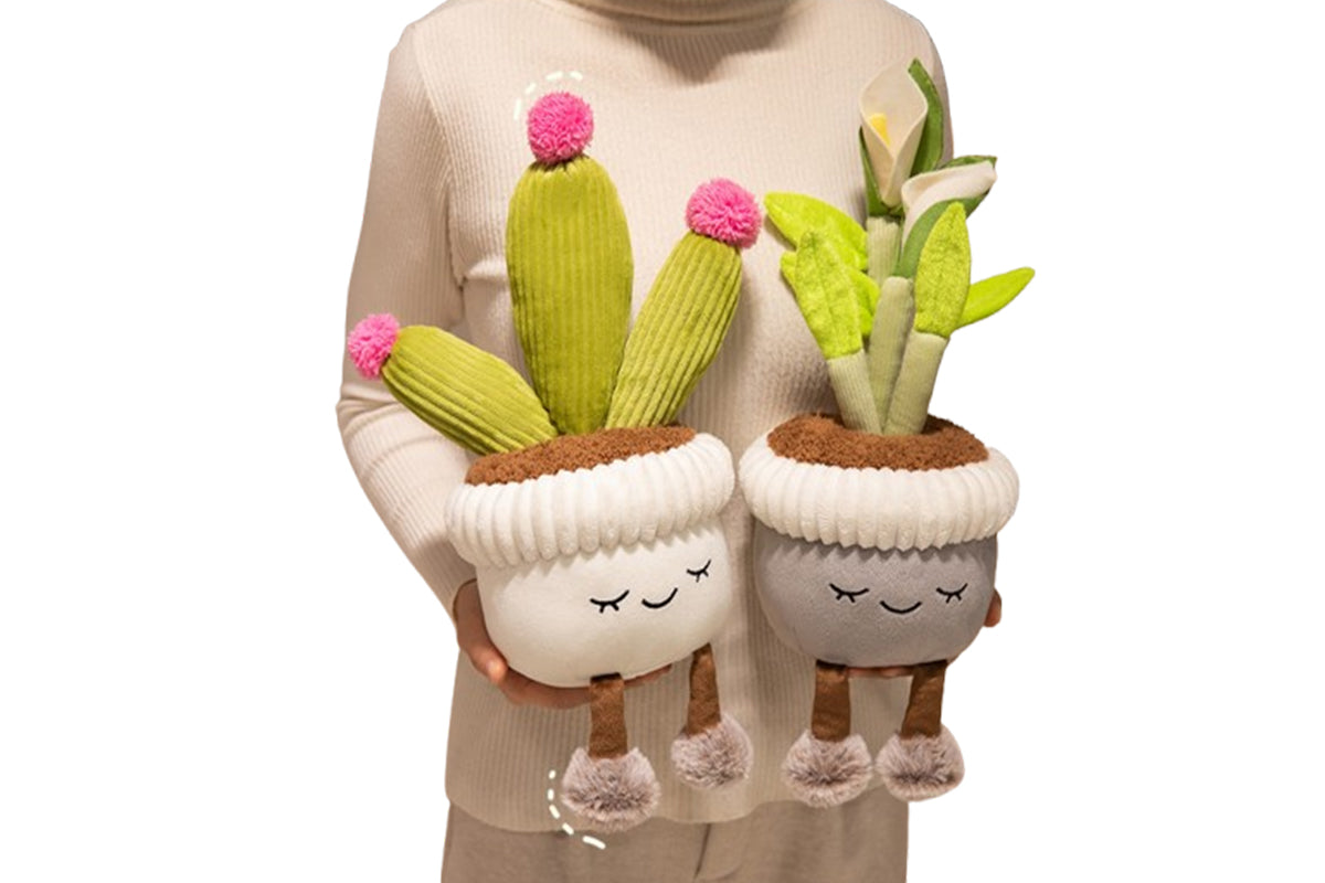 Plush Stuffed Potted Plant Emotional Support Toy