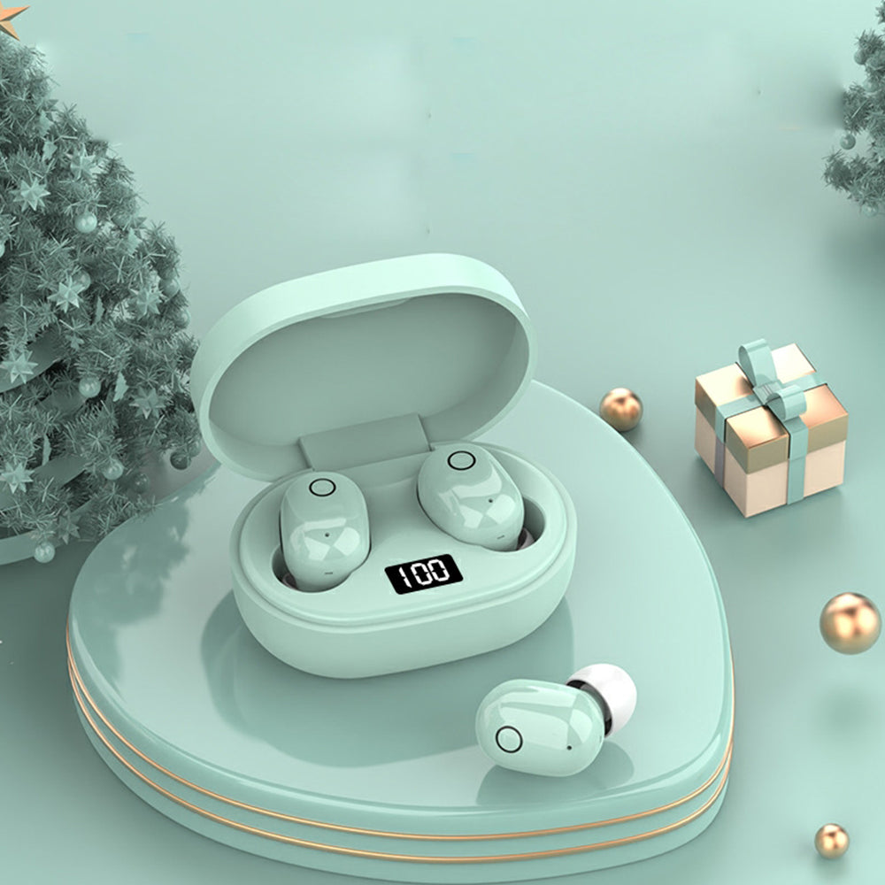 Wireless Bluetooth Earbuds with LED Display Touch Control and Charging Case