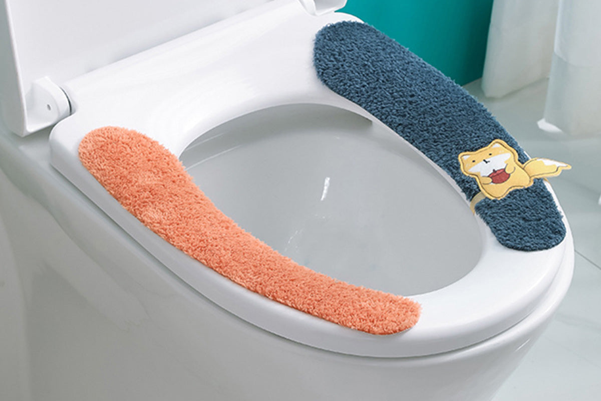 4 Pack Static Cling Toilet Seat Cover Toilet Seat Pad