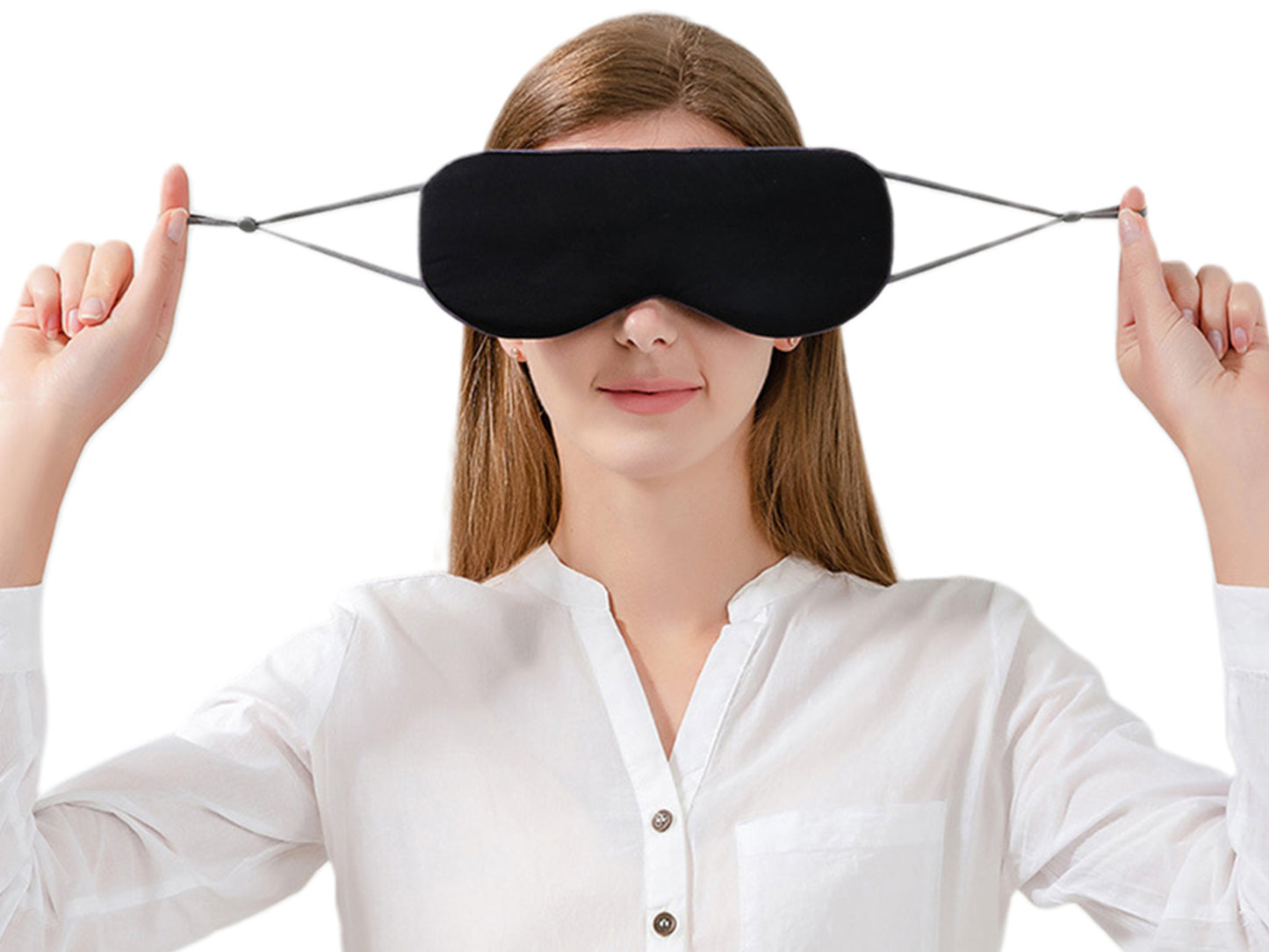 2 PCS Sleeping Masks Warm Cool Double Side Use Blindfold Sleep Eye Cover