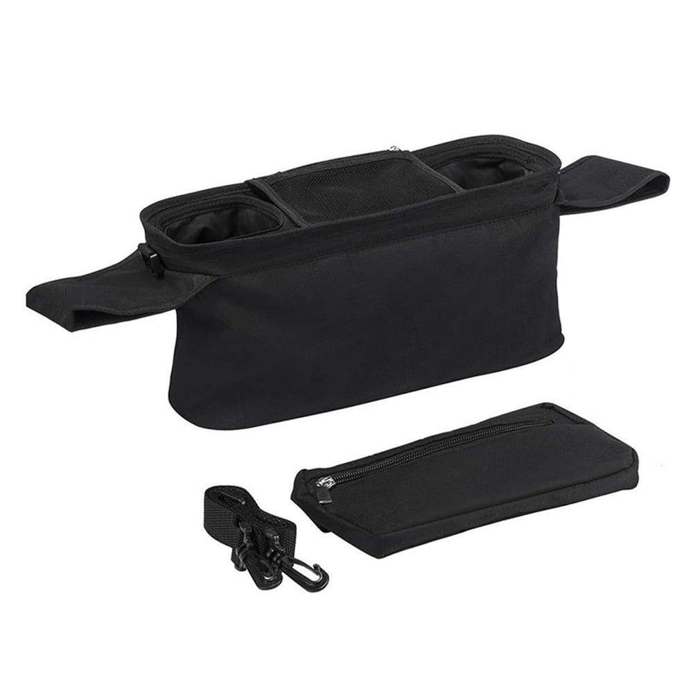 Universal Stroller Organizer with Cup Holder and Shoulder Strap