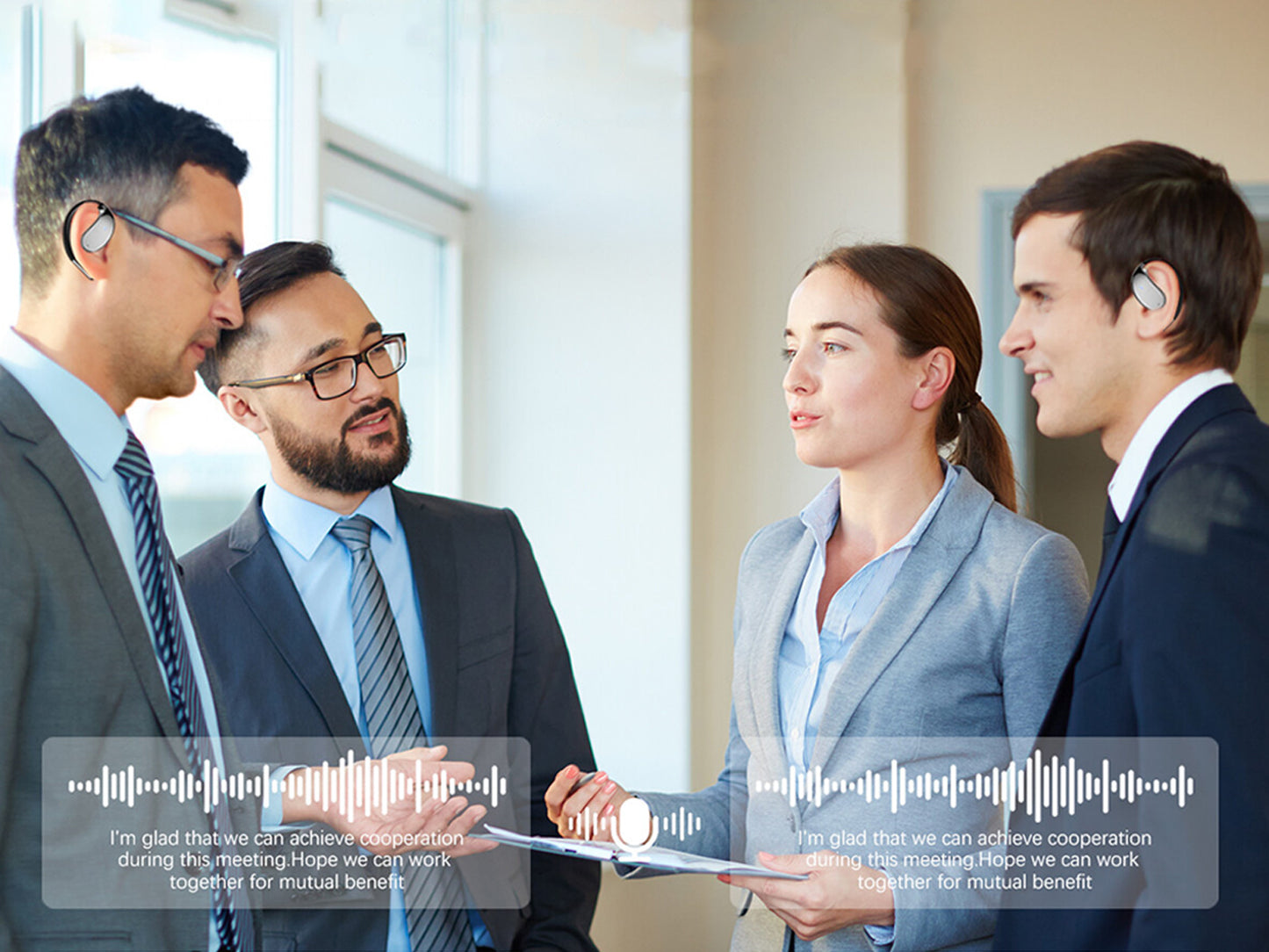 115 Languages Real-Time AI Translator Earbuds
