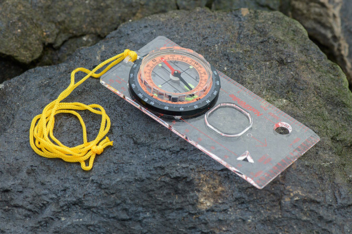 Professional Map Scale Compass Multifunctional Map Ruler Outdoor Navigation