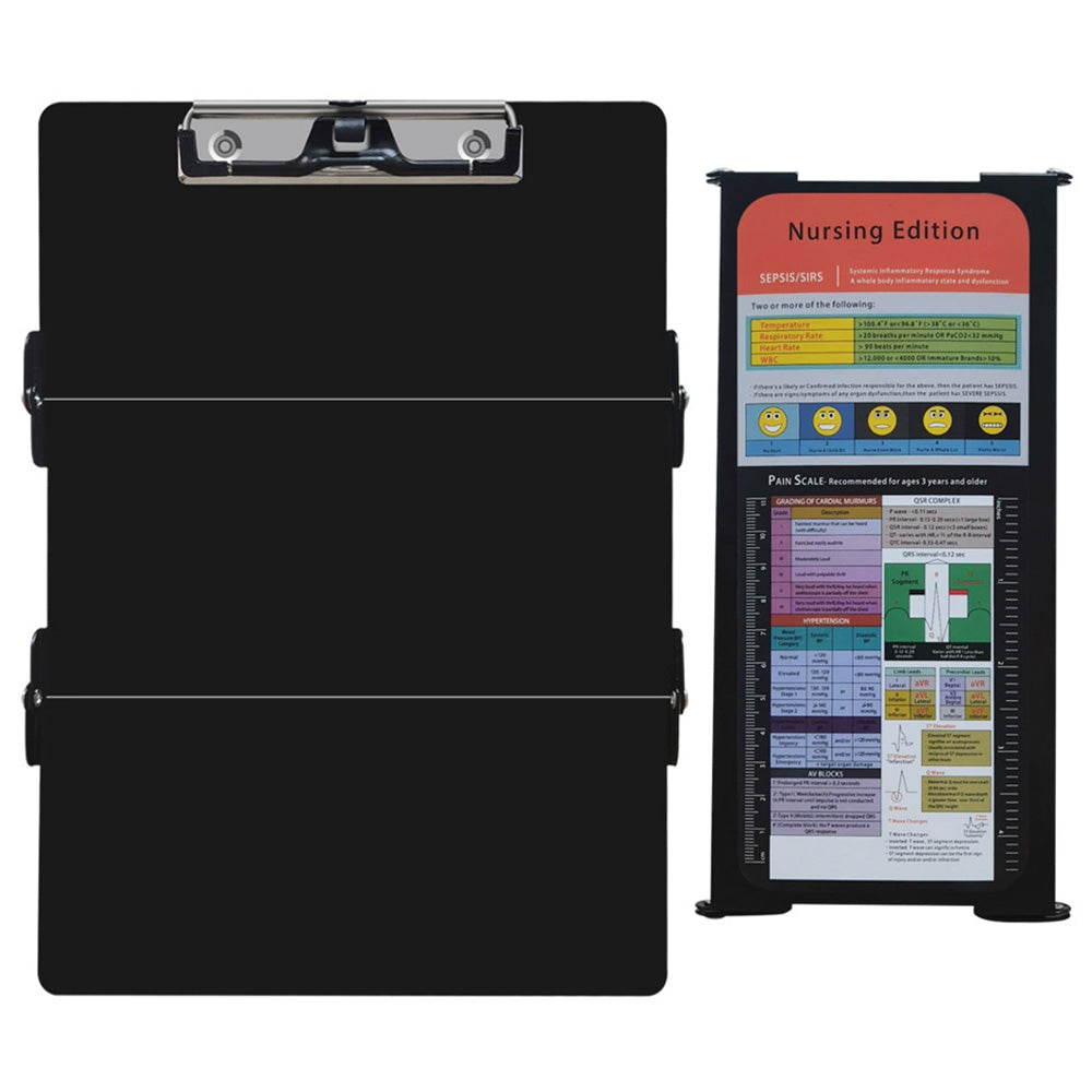 Aluminum Folding Clipboard - Portable Writing Board with Pen Holder