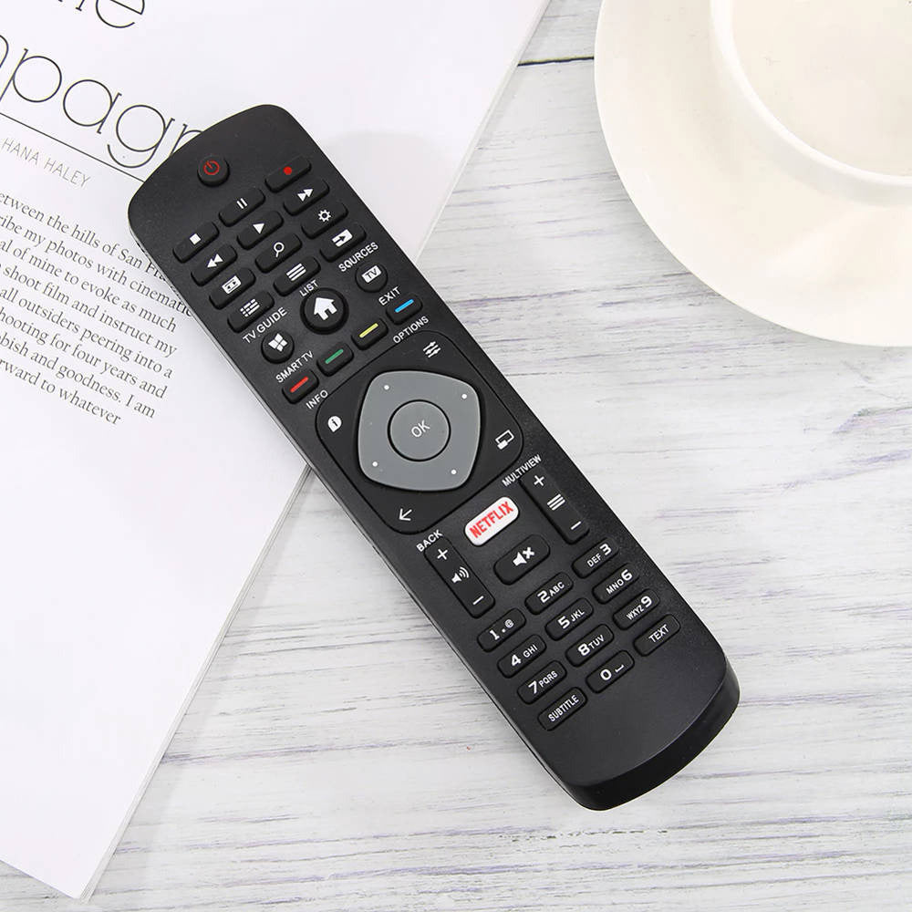 Replacement Remote Compatible with Philips HOF16H303GPD24 Netflix Smart TV