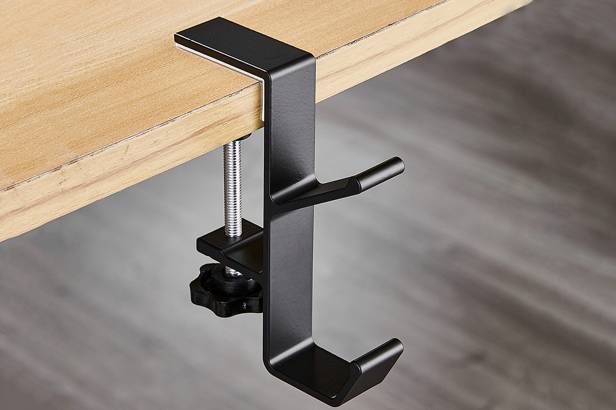 4Pcs Adjustable Desk Hook Aluminum Alloy Table Hanger for Office and Home