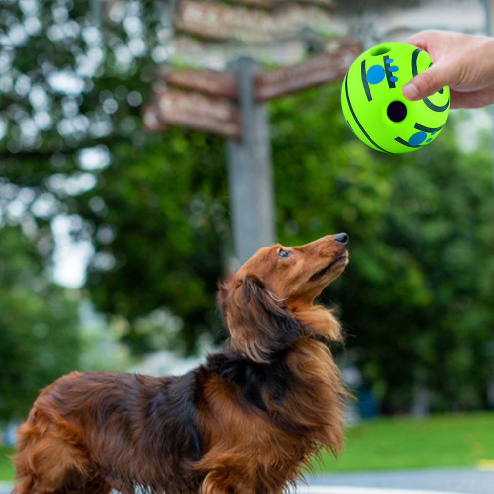 Wobble Wag Giggle Dog Ball Interactive Dog Toy Ball