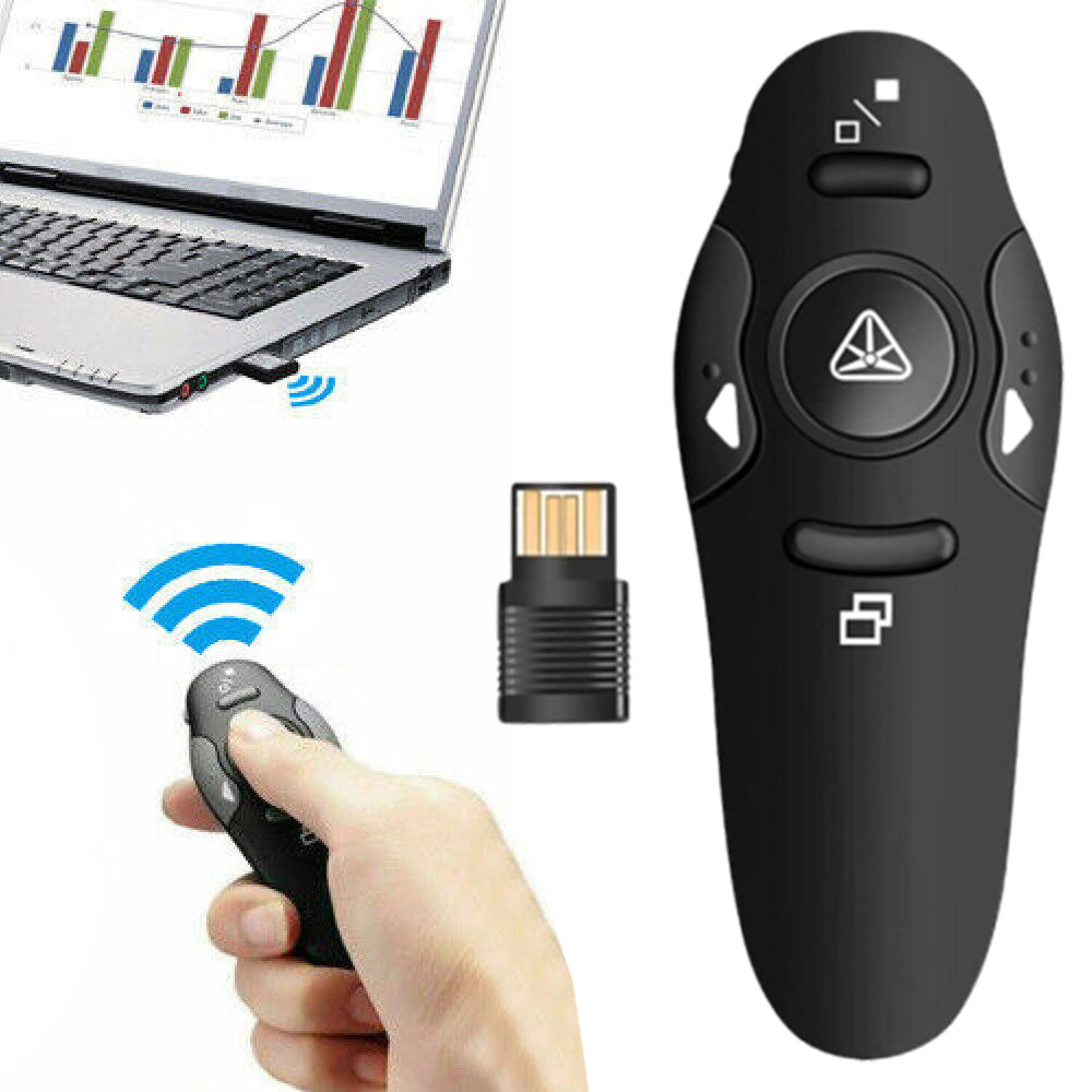 Wireless PowerPoint Presenter Mouse Clicker Laser Pointer