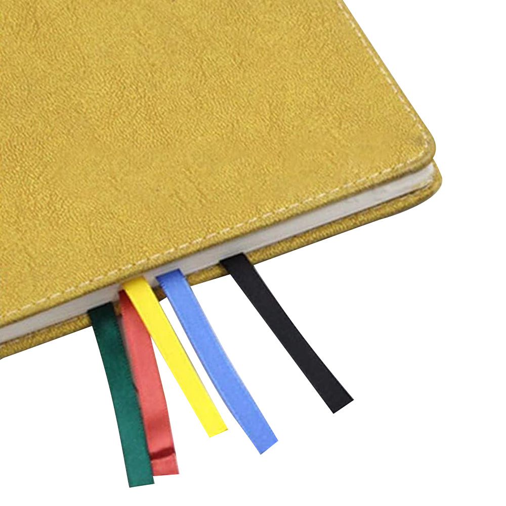 3Pcs PU Leather Ribbon Bookmark