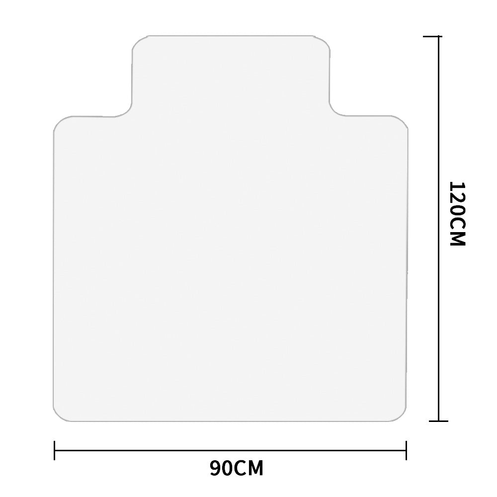 Chair Mat Carpet Hard Floor Protectors PVC Home Office Room Mats 120x90cm
