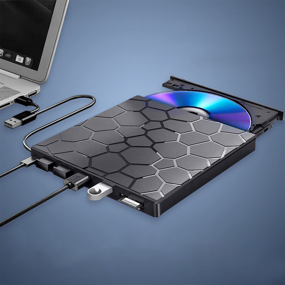 USB3.0 Type-C External DVD Drive Disc Player Burner Reader Writer For PC Laptop