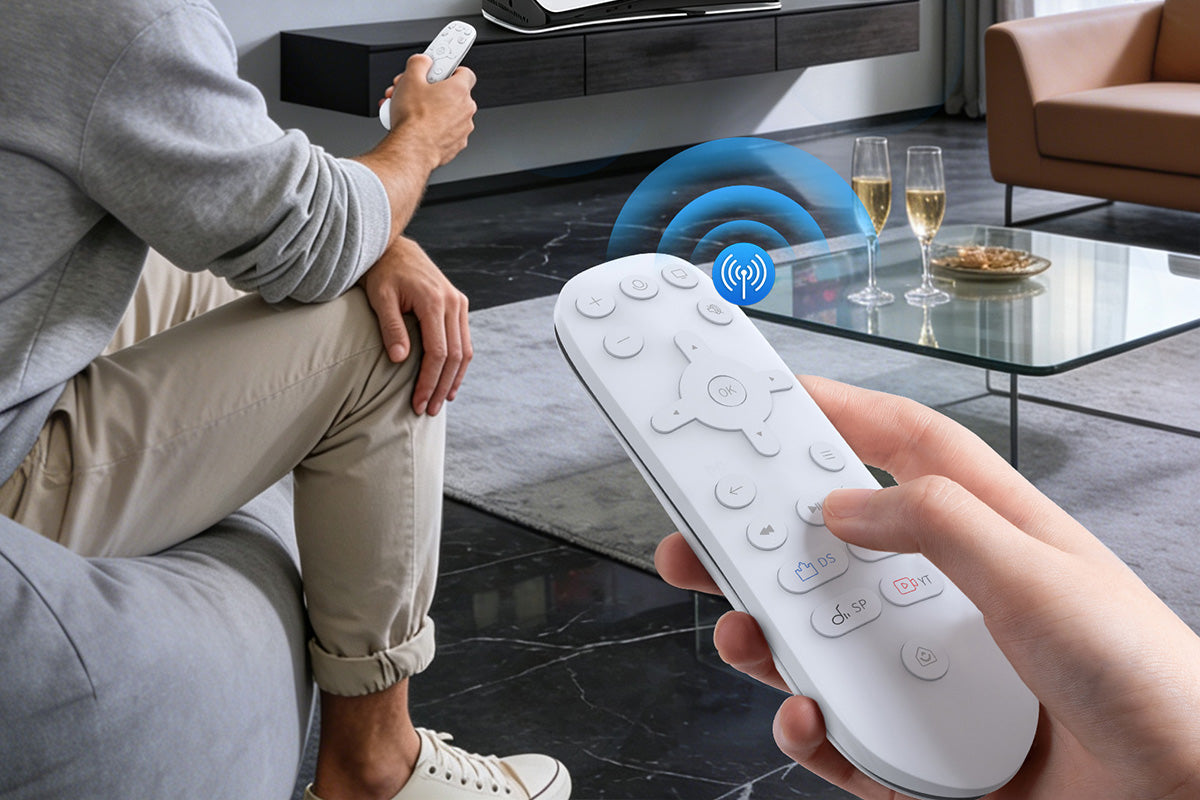 Media Remote Control for PS5 Console with 4 Quick Shortcut Buttons for Netflix YouTube Disney Spotify