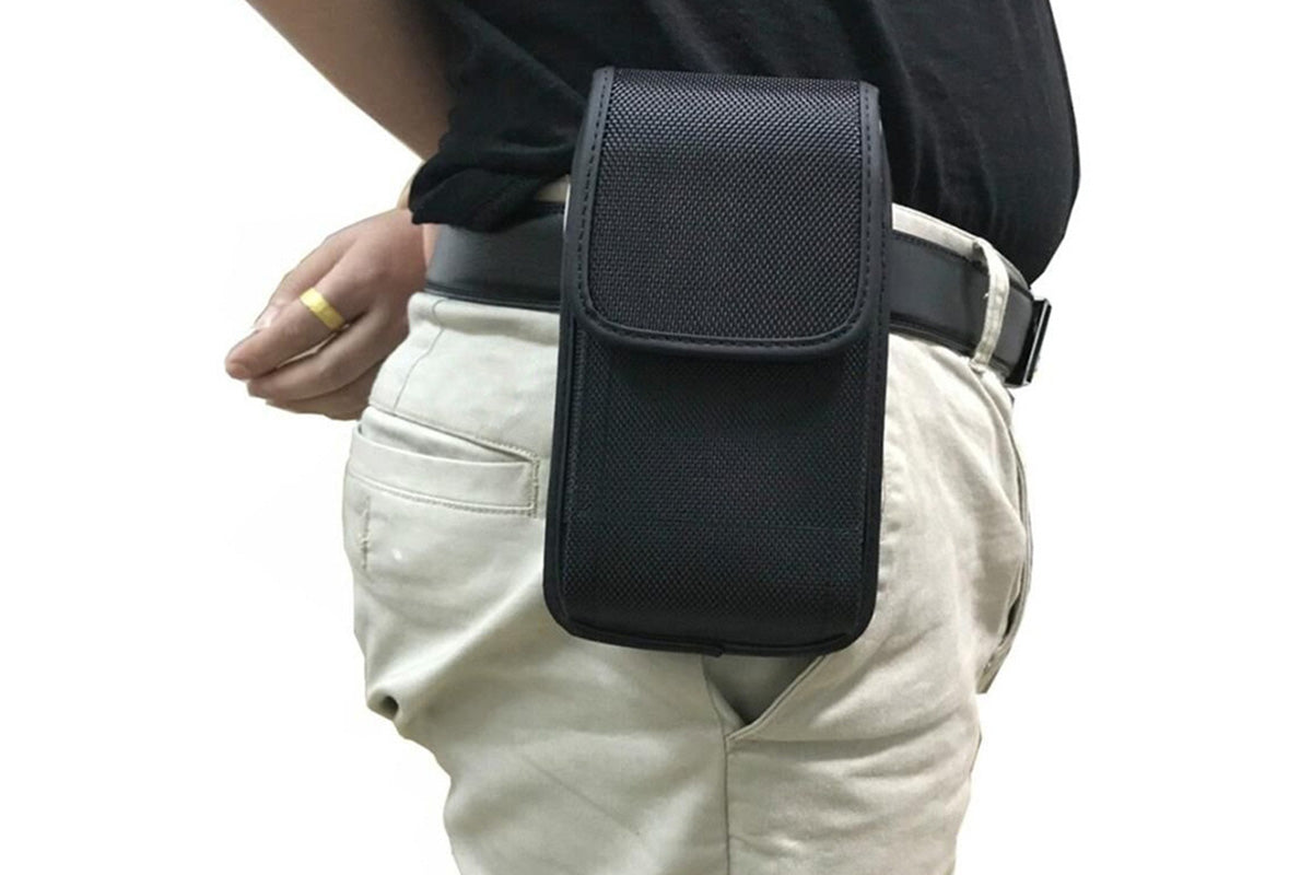 Outdoor Sports Phone Pouch Nylon Oxford Waist Pack Cycling Hiking Tactical Holder