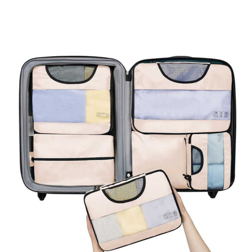 8Pcs Travel Luggage Packing Cube Compression Bags