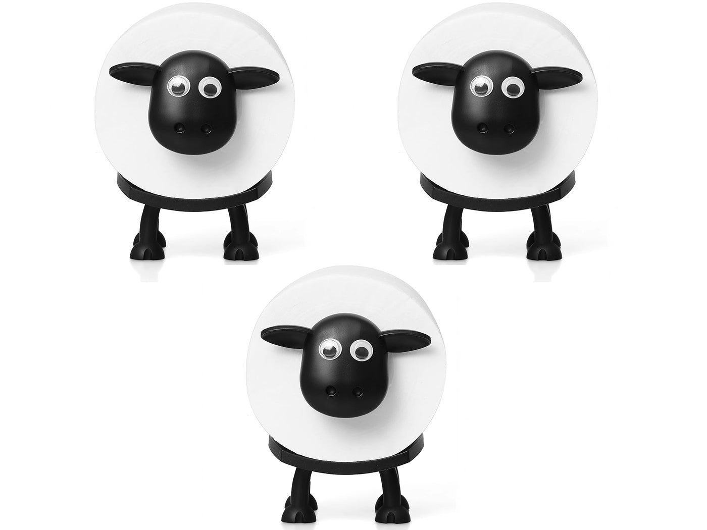 1/2/3Pcs Sheep Stackable Toilet Roll Holder