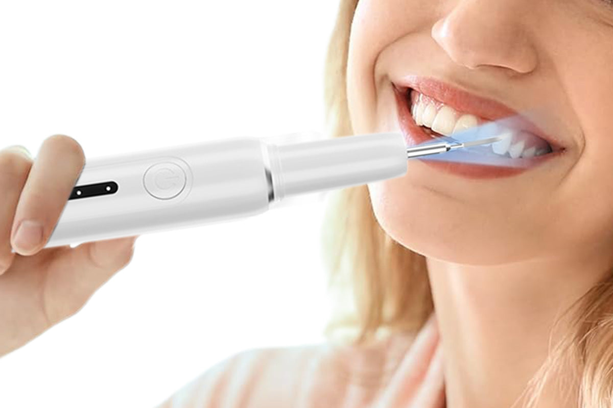Ultrasonic Dental Cleaner Smart Tartar Remover with UV Care and 5 Cleaning Modes