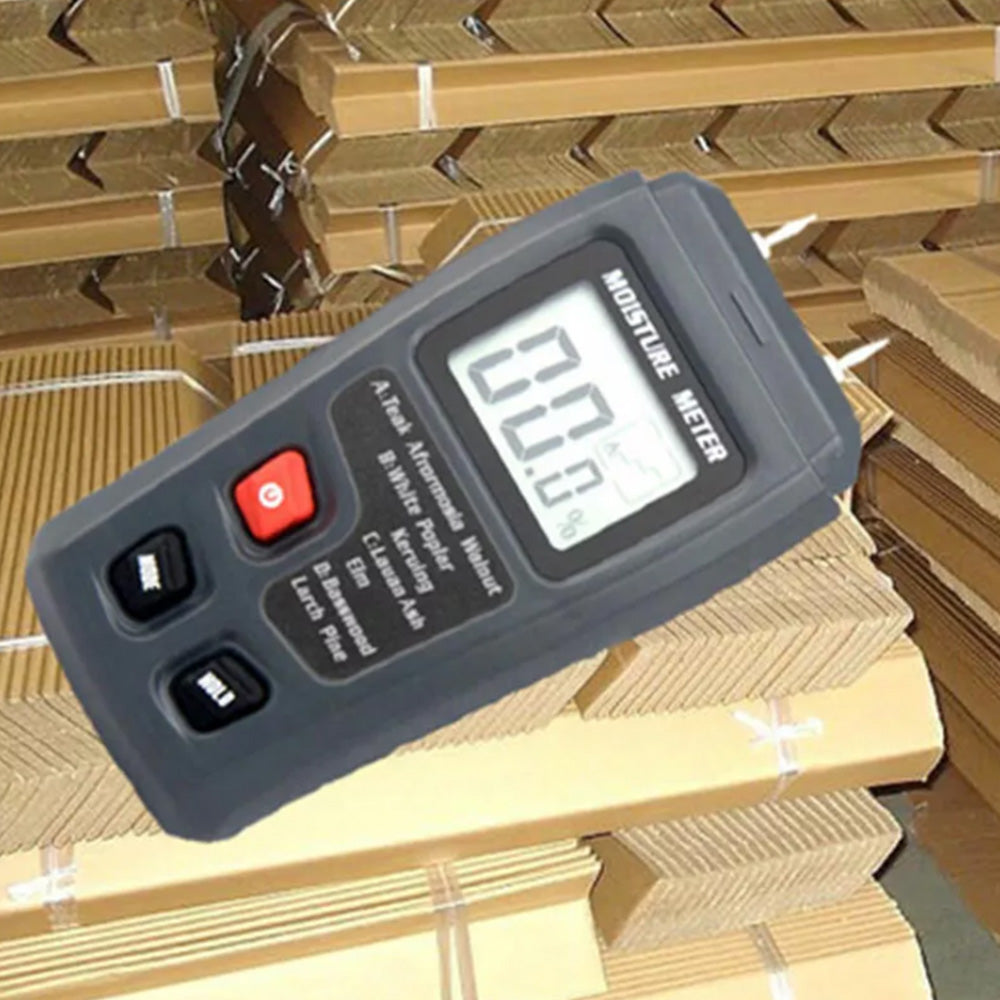 Wood Moisture Meter Digital Moisture Detector Pin-Type Moisture Detector For Wood Paper Firewood