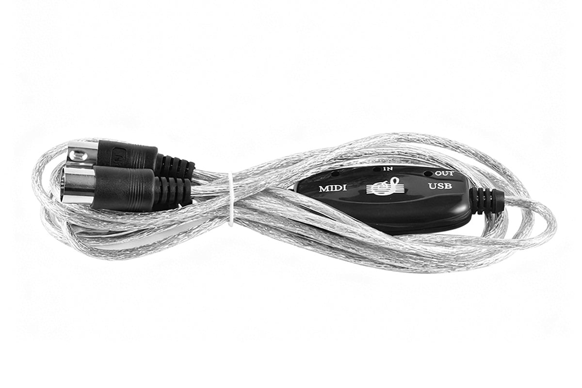MIDI to USB Cable Adapter for Music Keyboard and Electronic Piano to PC