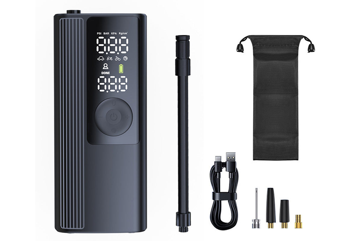 Portable Tire Inflator Cordless Air Pump for Car Motorcycle Bicycle