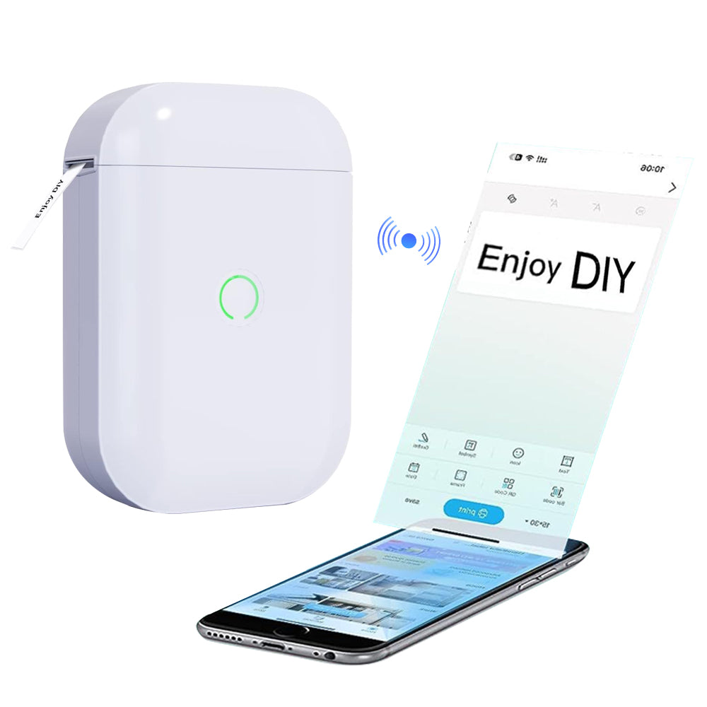 Wireless Bluetooth Label Maker Machine with Label Tape