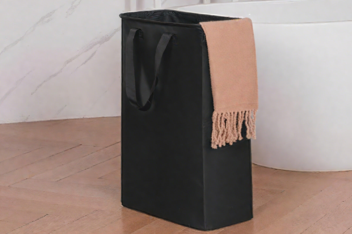 Slim Laundry Hamper Handles Collapsible Laundry Basket Thin Dirty Clothes Basket