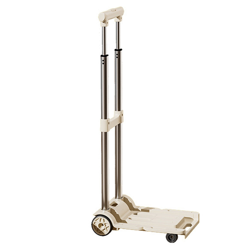 Folding Hand Truck Portable Dolly Cart Wheels with Elastic Rope for Travel Camping