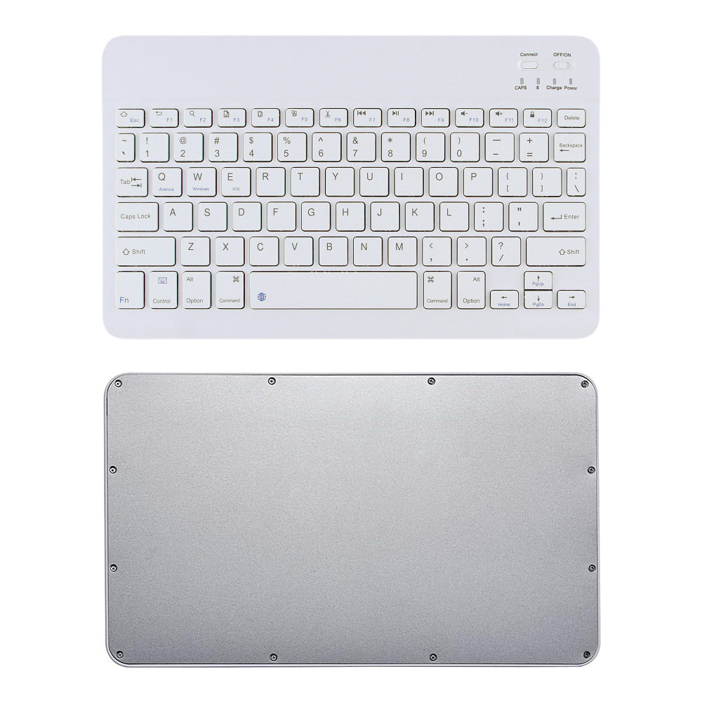 Ultra-Slim Bluetooth Keyboard Portable Mini Wireless Rechargeable Keyboard For IOS Windows