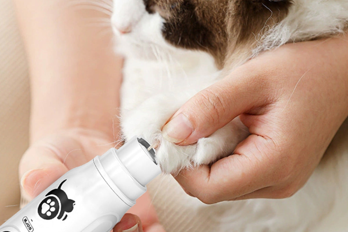 LED Display Pet Nail Grinder Dog Nail Trimmers With 3 Speeds For Small Large Dogs And Cats