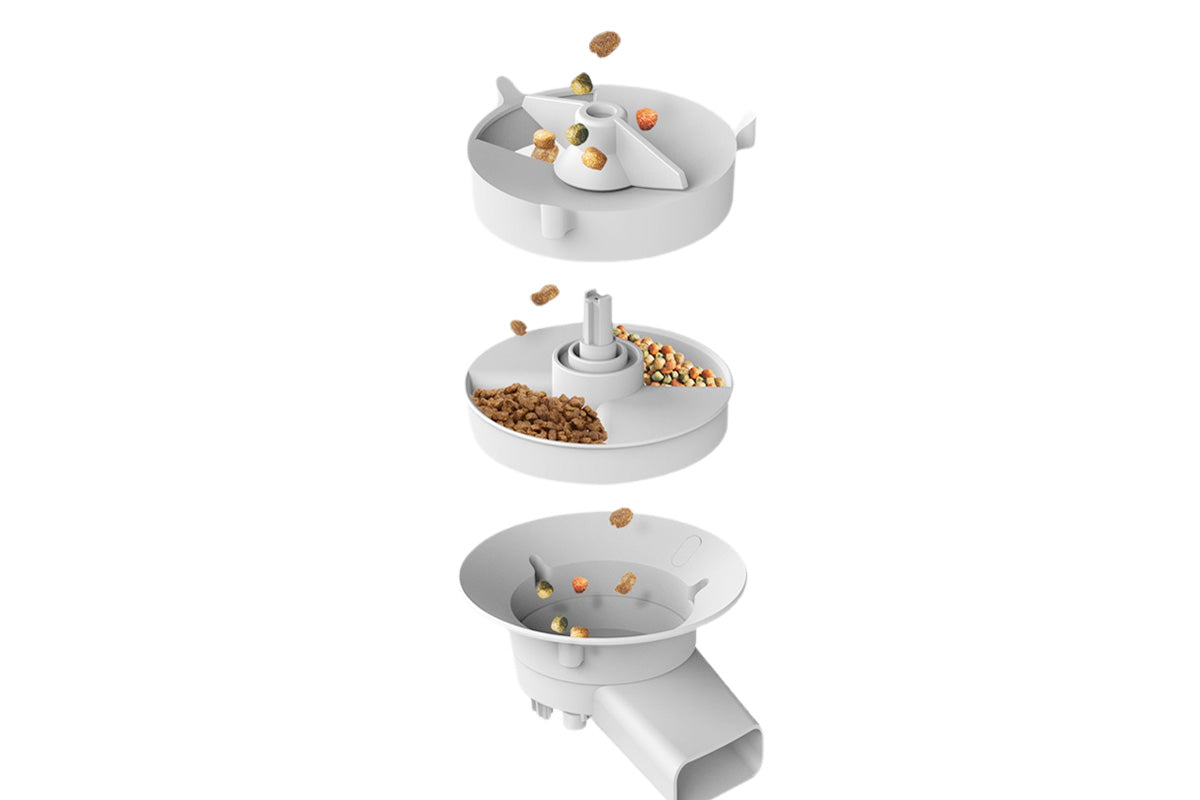 5L Automatic Pet Feeder with Camera and Dual Band WiFi White