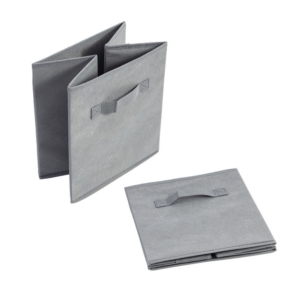 2Pcs Foldable Folding Storage Cube Fabric Box Toy Organiser for Shelves Closet
