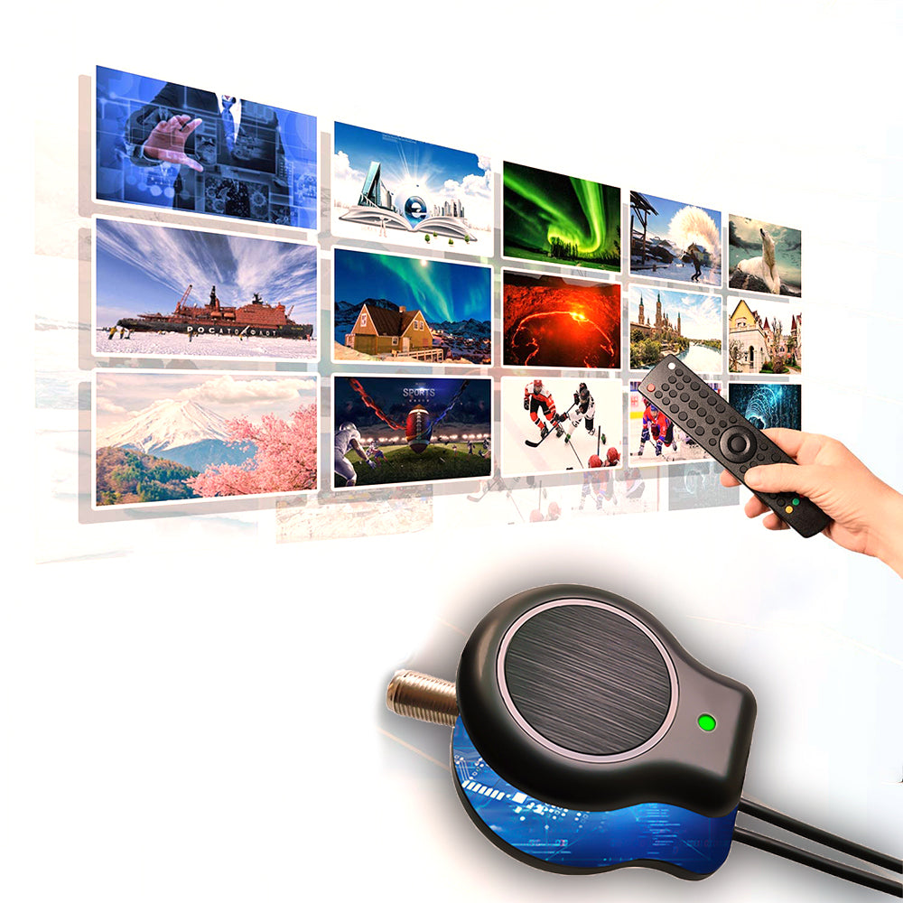 4K 1080P Digital HDTV Antenna Indoor Outdoor Amplified Signal Booster Support
