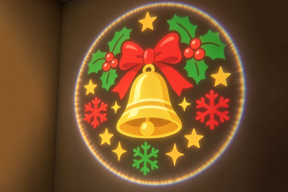 USB Christmas Projector Light with 6 Projection Films for Aldults