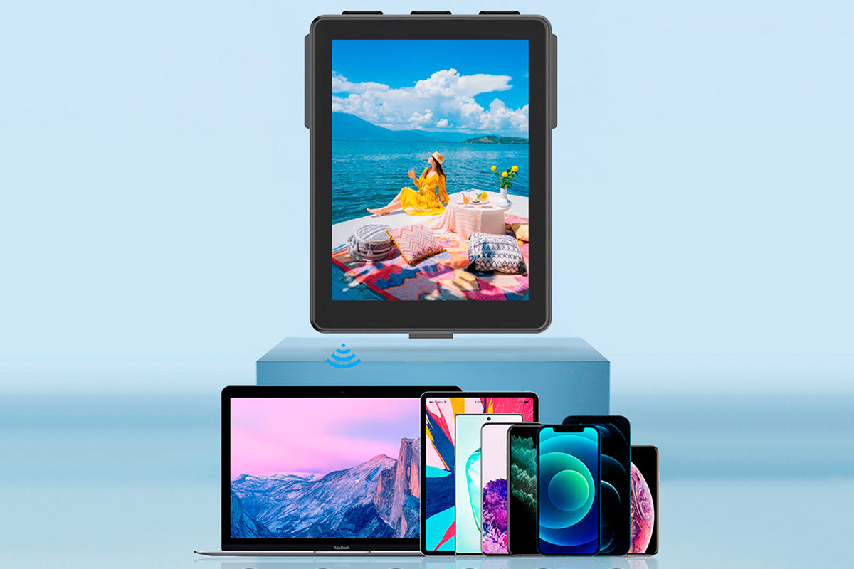 Mini Vlog Selfie Monitor Screen Bluetooth Remote Selfie Monitor for Travel TikTok