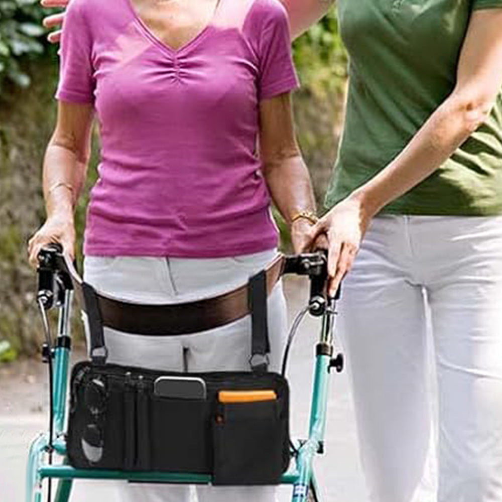 Wheelchair Side Bag With Cup Holder Armrest Storage Bag Wheelchair Armrest Pouch Accessories