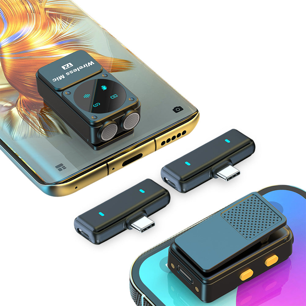 Wireless Microphone for iPhone and Android for Video Recording