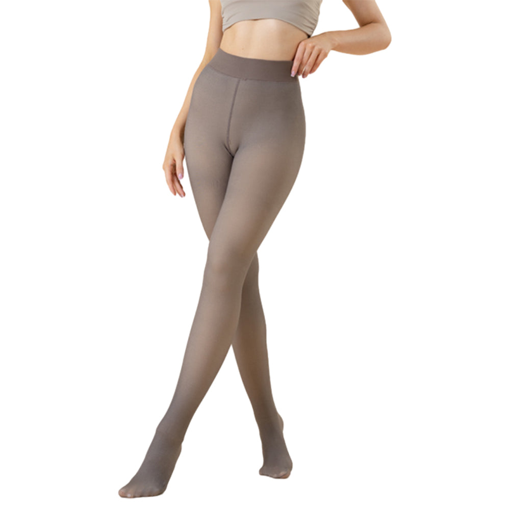 Women Thermal Lined Translucent Pantyhose Tights Stockings