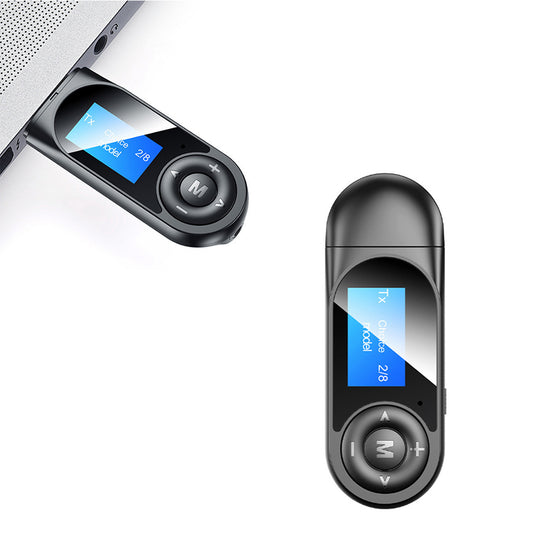 USB Bluetooth 5.0 Transmitter Receiver Audio Adapter for TV Car PC Speakers