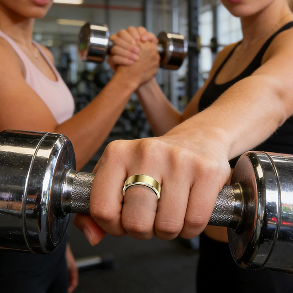 Gesture Control Smart Ring Waterproof Health Tracker