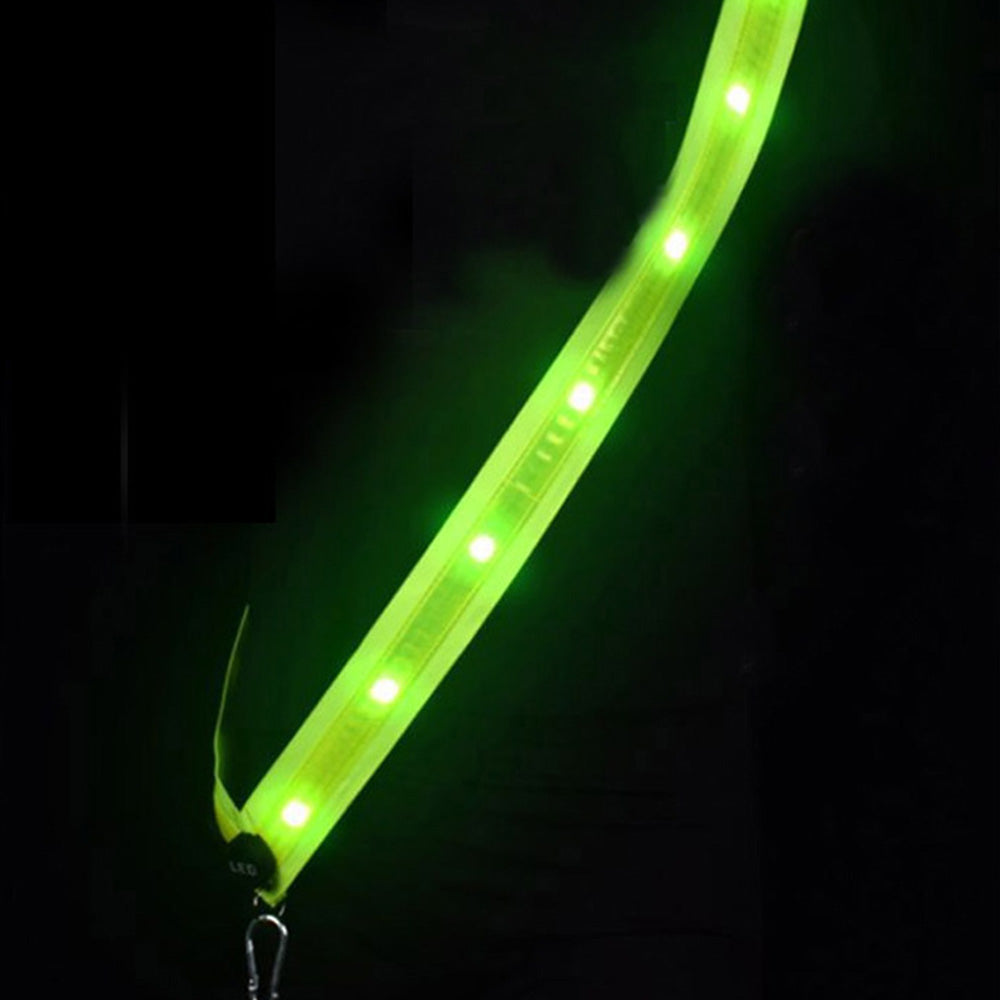 LED Reflective Belt Sash 3 Light Modes Safety Belt Rechargeable Running Gear