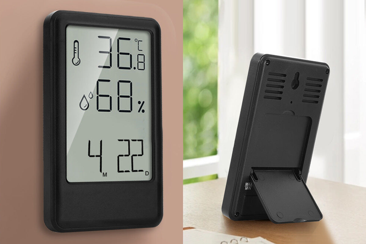 3 in 1 Digital Hygrometer Indoor Room Thermometer and Digital Clock