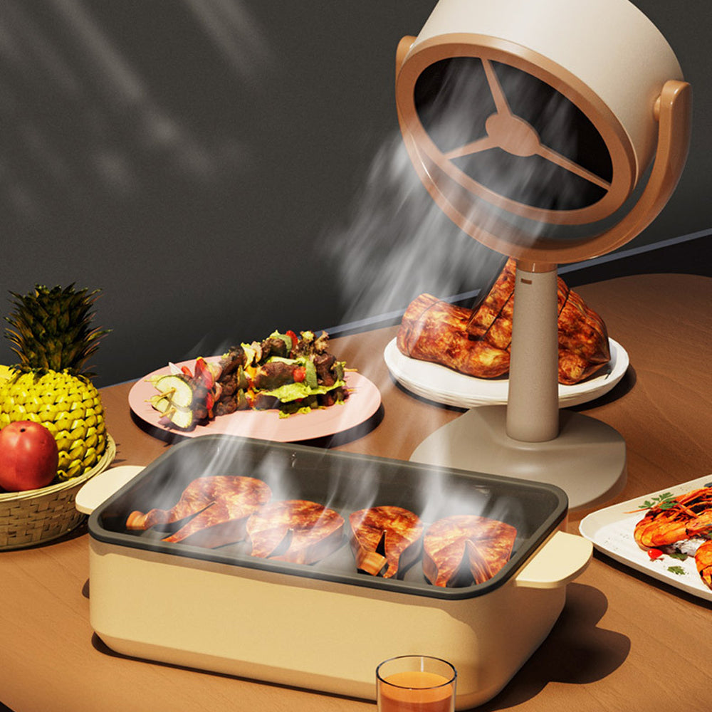 USB Desktop Range Hood for BBQ Hot Pot