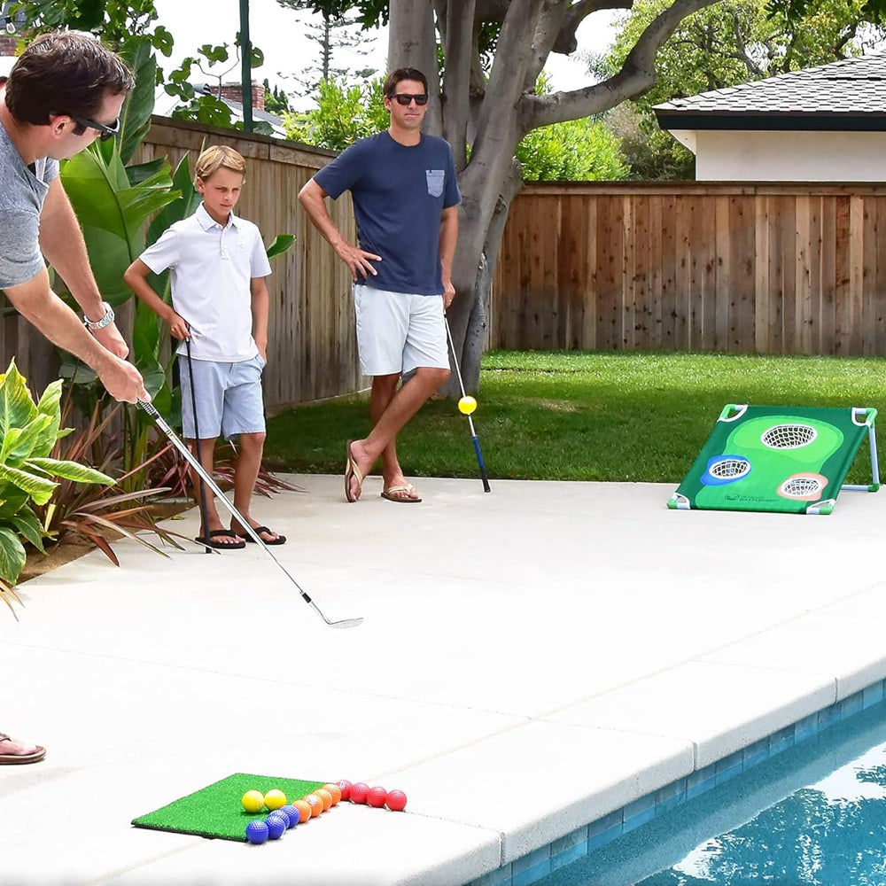 Portable Golf Cornhole Chipping Game Set