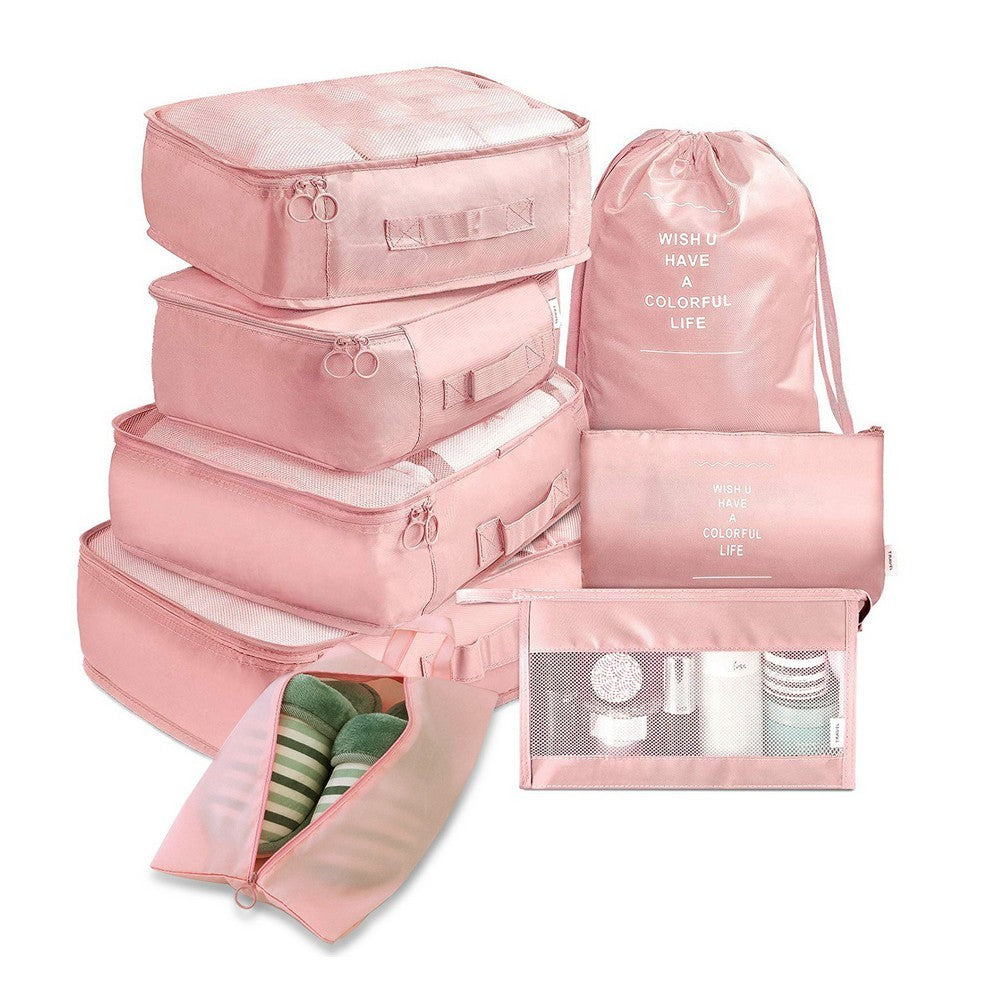 8Pcs Travel Luggage Packing Cubes Organizers Set
