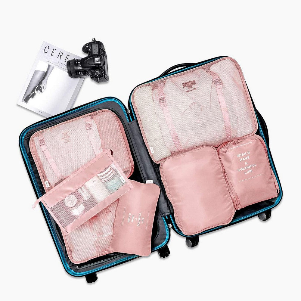 8Pcs Travel Luggage Packing Cubes Organizers Set