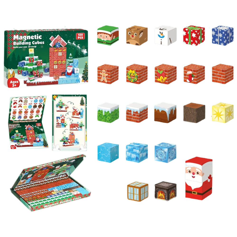 Christmas Building Cubes Sets for Boys and Girls