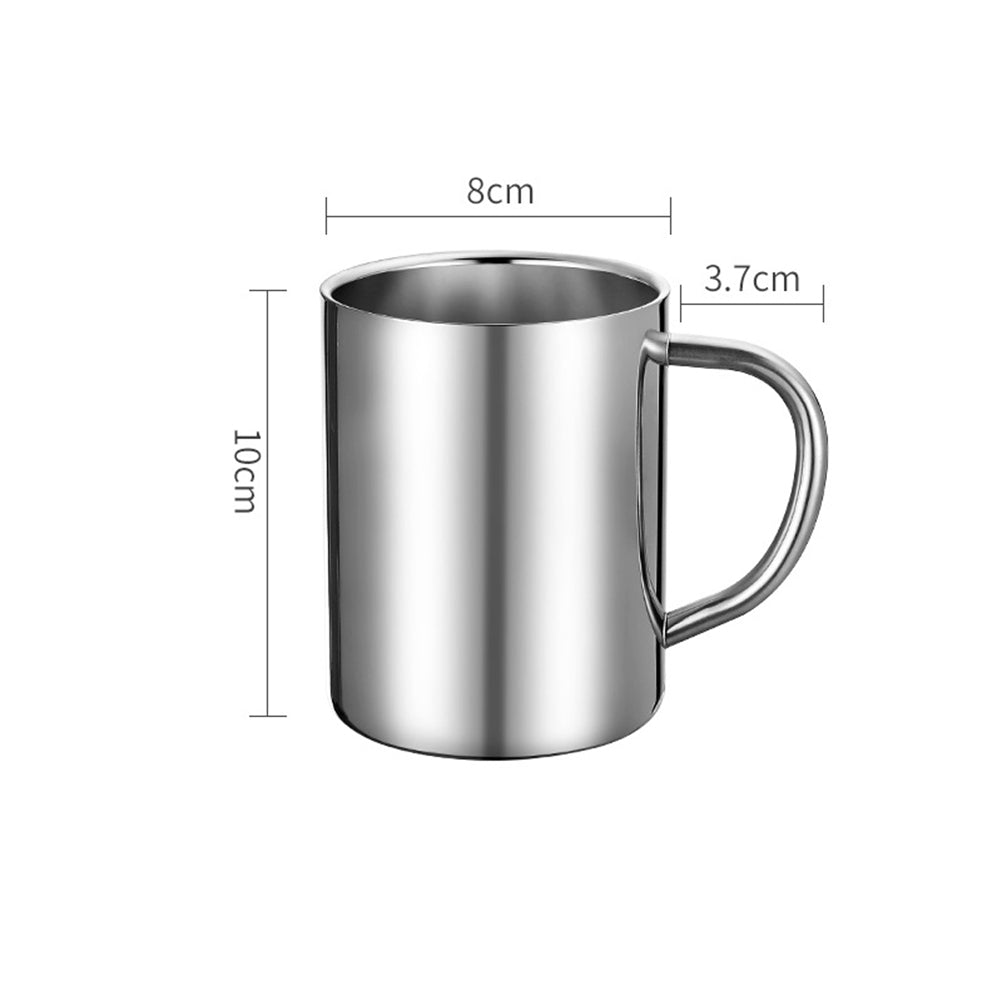 400ml Stainless Steel Double Wall Coffee Mug for Camping and Travel