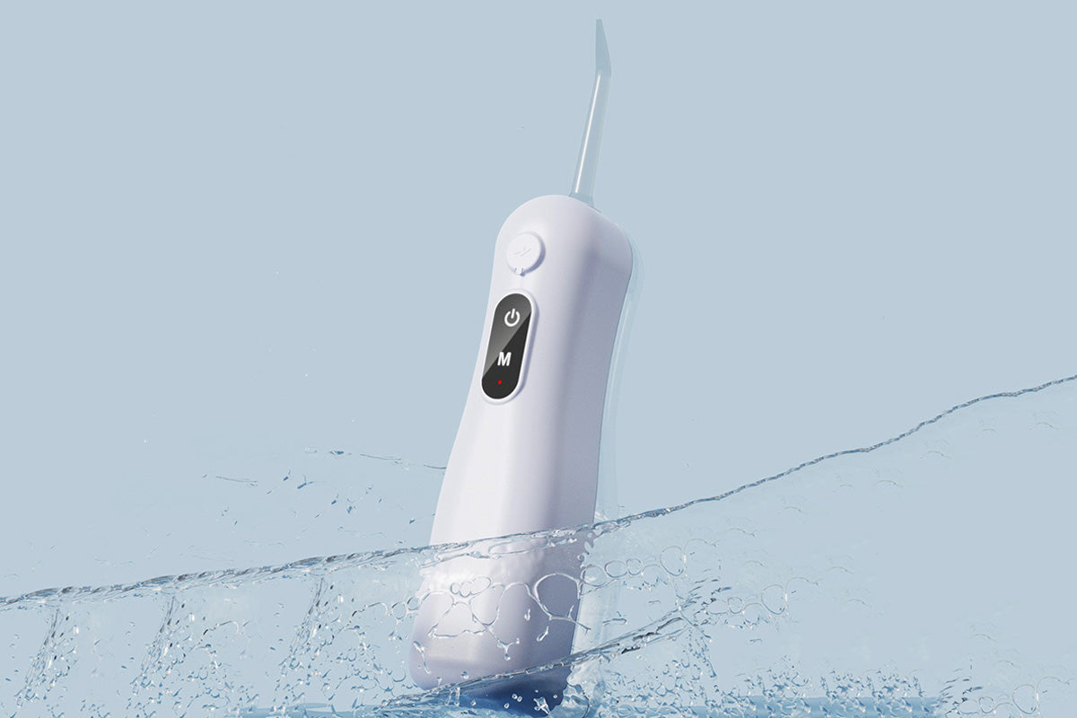 Cordless Water Dental Flosser For Teeth Electric Teeth Cleaner With 4 Replaceable Jet Tips