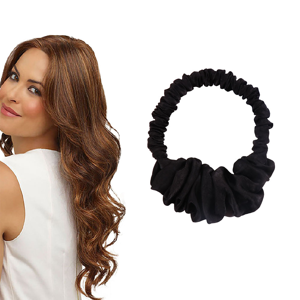 Voluminous Waves Heatless Curling Scrunchie Fashionable Item for Various Hair Type